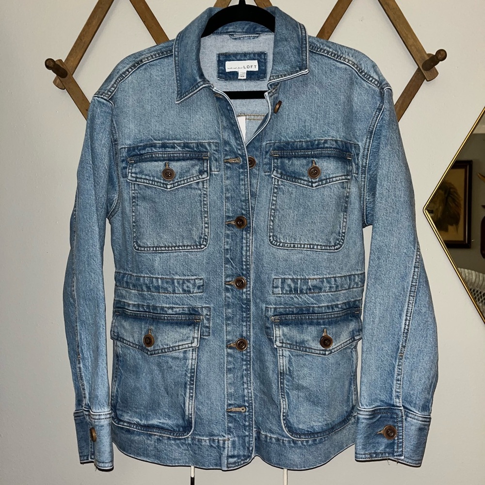 LOFT Light Blue Denim Jacket